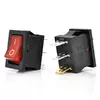 Перемикач ON-ON KCD1-102N, 250VAC/6A, 3 контакти, Red, Q100 Перемикач ON-ON KCD1-102N, 250VAC/6A, 3 контакти, Red, Q100