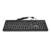 Клавиатура USB JEDEL K52, длина кабеля 170см, (Eng/Укр/Рус), (483х188х35 мм) Black, 104к, Q20 Клавиатура USB JEDEL K52, длина кабеля 170см, (Eng/Укр/Рус), (483х188х35 мм) Black, 104к, Q20