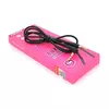 Кабель  iKAKU KSC-521 MEILE AUX Audio DC3.5 тато-тато 1.0м, GOLD Stereo Jack, (круглий) Black cable, Box Кабель  iKAKU KSC-521 MEILE AUX Audio DC3.5 тато-тато 1.0м, GOLD Stereo Jack, (круглий) Black cable, Box