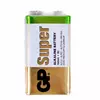 Батарейка лужна GP SUPER ALKALINE 1604AEB-5S1, 9V, крона, 6LF22 10 (100шт.) х10(10шт.) х1 у вакуумному впакуванні ціна за 1шт Батарейка лужна GP SUPER ALKALINE 1604AEB-5S1, 9V, крона, 6LF22 10 (100шт.) х10(10шт.) х1 у вакуумному впакуванні ціна за 1шт