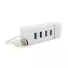 Хаб USB 3.0 UH-303, 4 порти, підтримка до 1TB, White, Blister Хаб USB 3.0 UH-303, 4 порти, підтримка до 1TB, White, Blister