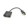 Конвертер Display Port (тато) на HDMI (мама) 30cm, Black, 1080p, Пакет Конвертер Display Port (тато) на HDMI (мама) 30cm, Black, 1080p, Пакет