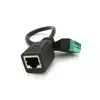 Роз'єм для підключення RJ-45(F) (4 контакти) з клемами під кабель Q100 Роз'єм для підключення RJ-45(F) (4 контакти) з клемами під кабель Q100
