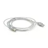 Кабель USB 2.0 AM/BM, 1.8m, прозорий Кабель USB 2.0 AM/BM, 1.8m, прозорий