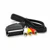 Кабель Merlion  SCART (тато) -3RCA (тато), 1,2m, Q200 Кабель Merlion  SCART (тато) -3RCA (тато), 1,2m, Q200