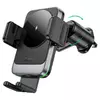 Автоутримувач HOCO HW13+ Wireless Charging 15W, кріплення на решітку, затискач 50-90мм, Black, Box Автоутримувач HOCO HW13+ Wireless Charging 15W, кріплення на решітку, затискач 50-90мм, Black, Box