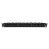 Патч-панель Ritar 48 портiв UTP DUAL кат 6 19 "1U НЕ екранована чорна Q10 Патч-панель Ritar 48 портiв UTP DUAL кат 6 19 "1U НЕ екранована чорна Q10