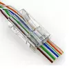 Конектор Merlion RJ-45 8P8C UTP Cat-5 (50 шт/уп.) для наскрізного підключення Конектор Merlion RJ-45 8P8C UTP Cat-5 (50 шт/уп.) для наскрізного підключення