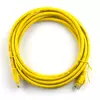 Патч-корд литий RITAR, UTP, RJ45, Cat.5e, 10m, жовтий, Cu (мідь) Q300 Патч-корд литий RITAR, UTP, RJ45, Cat.5e, 10m, жовтий, Cu (мідь) Q300