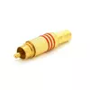 Роз'єм RCA з пружиною (під болт) латунь, 100шт в упаковці, ціна за штуку, Red Роз'єм RCA з пружиною (під болт) латунь, 100шт в упаковці, ціна за штуку, Red