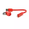 Кабель iKAKU KSC-324 JIANCHONG fast charging data cable (TYPE-C to Lightning), Red, довжина 0.2м, 3,2А, BOX
