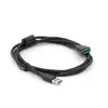 Подовжувач VEGGIEG V-U105, USB 2.0 AM/AF, 1,0m, Black, Пакет Подовжувач VEGGIEG V-U105, USB 2.0 AM/AF, 1,0m, Black, Пакет