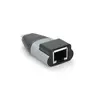 Перехідник  Type-C (тато)/RJ-45 (мама), chip:RTL8153, 1000Mbps, Black Перехідник  Type-C (тато)/RJ-45 (мама), chip:RTL8153, 1000Mbps, Black