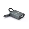 Хаб-конвертор VEGGIEG Type-C (тато) на VGA (мама), 10 см, Black, Box Хаб-конвертор VEGGIEG Type-C (тато) на VGA (мама), 10 см, Black, Box