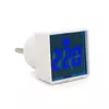 Цифровий вольтметр в розетку LED-102Bl, діапазон вимірів 50-380V, Blue, 30х30х52мм Цифровий вольтметр в розетку LED-102Bl, діапазон вимірів 50-380V, Blue, 30х30х52мм