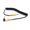 Кабель VEGGIEG AWS-2 AUX Audio DC3.5 тато-тато 1.0м, GOLD Stereo Jack, (круглий) Black cable, Пакет Кабель VEGGIEG AWS-2 AUX Audio DC3.5 тато-тато 1.0м, GOLD Stereo Jack, (круглий) Black cable, Пакет