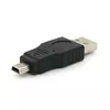 Перехідник USB1.1(F) => miniUSB(M), Black, Пакет
