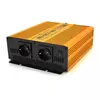 Інвертор напруги Mexxsun MXSPSW-1000, 24V/220V, 1000W з правильною синусоїдою, 2 Shuko, клемні дроти, Q4 Інвертор напруги Mexxsun MXSPSW-1000, 24V/220V, 1000W з правильною синусоїдою, 2 Shuko, клемні дроти, Q4