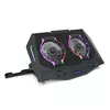 Підставка для ноутбука IceCoorel N10, 10-18", 2*125mm 1400±10% RPM, корпус пластик+алюміній, 2xUSB 2.0+LCD display+підставка для мобільного телефону Підставка для ноутбука IceCoorel N10, 10-18", 2*125mm 1400±10% RPM, корпус пластик+алюміній, 2xUSB 2.0+LCD display+підставка для мобільного телефону
