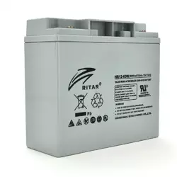 Акумуляторна батарея AGM RITAR HR12-60W, Gray Case, 12V 17.0Ah ( 181 х 77 х 167 (167 ) 4.80 kg Q4 Акумуляторна батарея AGM RITAR HR12-60W, Gray Case, 12V 17.0Ah ( 181 х 77 х 167 (167 ) 4.80 kg Q4