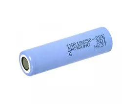 Акумулятор Li-Ion 18650 Samsung INR18650-29E (SDI-6), 2900mAh, 8.25A, 4.2/3.65/2.5V, BLUE, 2 шт в упаковці, ціна за 1 шт Акумулятор Li-Ion 18650 Samsung INR18650-29E (SDI-6), 2900mAh, 8.25A, 4.2/3.65/2.5V, BLUE, 2 шт в упаковці, ціна за 1 шт