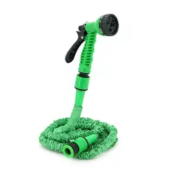 Шланг Садовий KY-75G, 2,5-7.5м/25ft, + розпилювач, насадка на кран, Green, Box Шланг Садовий KY-75G, 2,5-7.5м/25ft, + розпилювач, насадка на кран, Green, Box