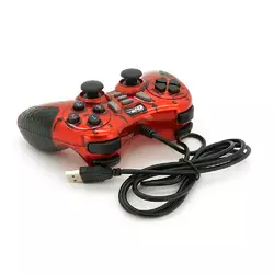 Геймпад Brazzers BR-8700 провідний для ПК, USB 2.0, Red, Blister Геймпад Brazzers BR-8700 провідний для ПК, USB 2.0, Red, Blister