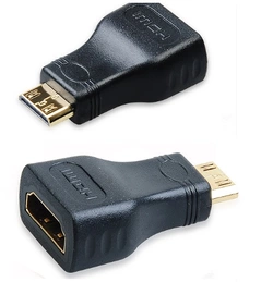 Перехідник mini HDMI (тато) -HDMI (мама), Q100