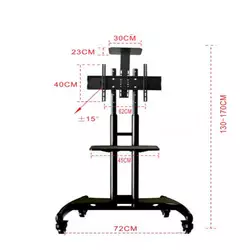 Кронштейн для TV PiPo PP- AVA 1500, 32 "-46" -75 ", до 45кг, кут нахилу ± 15 °, Black, Box Кронштейн для TV PiPo PP- AVA 1500, 32 "-46" -75 ", до 45кг, кут нахилу ± 15 °, Black, Box