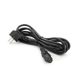 Кабель питания Schuko PC-186 CEE7/7-C13, 3.0M, 0.5mm, OEM (евровилка) Q15 Кабель питания Schuko PC-186 CEE7/7-C13, 3.0M, 0.5mm, OEM (евровилка) Q15