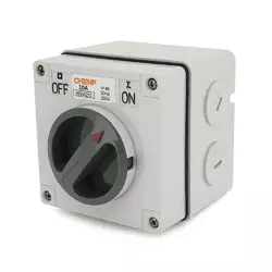 Перемикач ON/OFF Chenf, 250V/10A, IP66, Box Перемикач ON/OFF Chenf, 250V/10A, IP66, Box