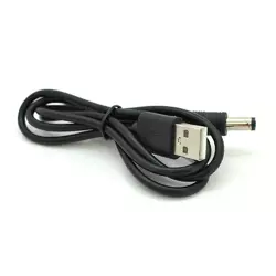Кабель для планшета USB2.0(M)=> 5.5/2.1mm(M), 0,7м, Black, OEM Кабель для планшета USB2.0(M)=> 5.5/2.1mm(M), 0,7м, Black, OEM