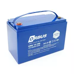 Акумуляторна батарея ORBUS CG12100 GEL 12V 100 Ah  (330 x 171 x 214) Q1/48 Акумуляторна батарея ORBUS CG12100 GEL 12V 100 Ah  (330 x 171 x 214) Q1/48