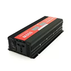 Інвертор напруги Demuda, 800W 12/220V з апроксимованою синусоїдою, 1 універсальна розетка, USB, клемні дроти Інвертор напруги Demuda, 800W 12/220V з апроксимованою синусоїдою, 1 універсальна розетка, USB, клемні дроти