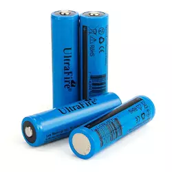Акумулятор Li-ion UltraFire 18650 2000mAh 3.7V, Blue, 2 шт. в упаковці, ціна за 1 шт Акумулятор Li-ion UltraFire 18650 2000mAh 3.7V, Blue, 2 шт. в упаковці, ціна за 1 шт