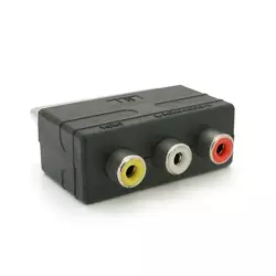 Перехідник SCART (тато) -3 RCA (мама) Перехідник SCART (тато) -3 RCA (мама)