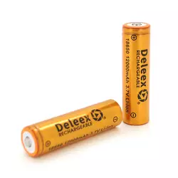 Акумулятор Li-ion POWERMASTER DELEEX 18650, 1200 мАг, 2 шт у блістері, ціна за блістер Акумулятор Li-ion POWERMASTER DELEEX 18650, 1200 мАг, 2 шт у блістері, ціна за блістер