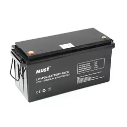 Акумуляторна батарея Must LiFePO4 LP15-12200 12,8V 200Ah, 2,56kWh, BMS100A@4S, 6000 cycles, 502x185x243, 23kg Акумуляторна батарея Must LiFePO4 LP15-12200 12,8V 200Ah, 2,56kWh, BMS100A@4S, 6000 cycles, 502x185x243, 23kg