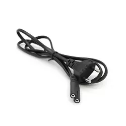 Кабель живлення 1.2m, 0.5mm, PC-184/2 CEE7 / 16-C7 2 pin (для побутової техніки), Black, OEM Q500 Кабель живлення 1.2m, 0.5mm, PC-184/2 CEE7 / 16-C7 2 pin (для побутової техніки), Black, OEM Q500