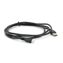 Кабель USB 2.0 (AM/Miсro 5 pin) 1,5 м, чорний, Пакет Q250 Кабель USB 2.0 (AM/Miсro 5 pin) 1,5 м, чорний, Пакет Q250