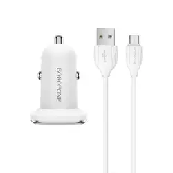 Набір BOROFONE BZ12A АЗУ 1xUSB+ кабель micro, 1м, White, Box Набір BOROFONE BZ12A АЗУ 1xUSB+ кабель micro, 1м, White, Box