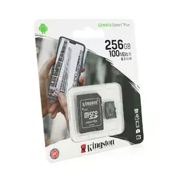 Карта пам'яті Kingston Canvas microSDHC Class 10 A1 UHS-I, 256GB Карта пам'яті Kingston Canvas microSDHC Class 10 A1 UHS-I, 256GB