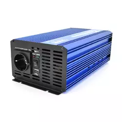 Інвертор напруги Carspa-SINUS P1000-242  (1000Вт), 12/220V, 1xShuko, 1USB, клеми, Box Q4 Інвертор напруги Carspa-SINUS P1000-242  (1000Вт), 12/220V, 1xShuko, 1USB, клеми, Box Q4