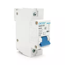 Автоматичний вимикач постійного струму CHCYZO RKB1/DC-B80, 1P, 80A, 12-125V Автоматичний вимикач постійного струму CHCYZO RKB1/DC-B80, 1P, 80A, 12-125V