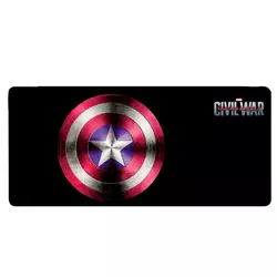 Килимок 300*800 тканинний Captain America з боковою прошивкою, товщина 3 мм, Пакет Килимок 300*800 тканинний Captain America з боковою прошивкою, товщина 3 мм, Пакет