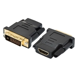 Перехідник VGA (мама) / DVI-I 24 + 5 (тато) Black Q50