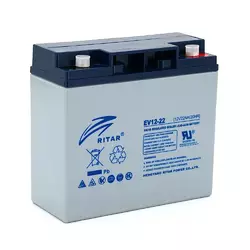 Тягова акумуляторна батарея RITAR EV12-22,12V 22Ah, M5 ( 181 х 77 х 170 ), Q4 Тягова акумуляторна батарея RITAR EV12-22,12V 22Ah, M5 ( 181 х 77 х 170 ), Q4