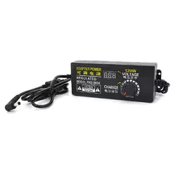 Адаптер живлення NZX-31250 з регулюванням 3-12V 10A, штекер 5,5*2,5, LED - індикація Адаптер живлення NZX-31250 з регулюванням 3-12V 10A, штекер 5,5*2,5, LED - індикація