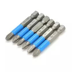 Набір хрестових магнітних бітів YOSO-316 PZ1; PZ2; PZ3; PH1; PH2; PH3 (6 біт довжиною 50 мм) Набір хрестових магнітних бітів YOSO-316 PZ1; PZ2; PZ3; PH1; PH2; PH3 (6 біт довжиною 50 мм)