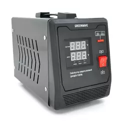 Стабілізатор напруги релейний Green Wave Mauser 1500VA (1050Вт), 1xShuko, DC140-260V, AC220±8%, BOX, Q4 Стабілізатор напруги релейний Green Wave Mauser 1500VA (1050Вт), 1xShuko, DC140-260V, AC220±8%, BOX, Q4